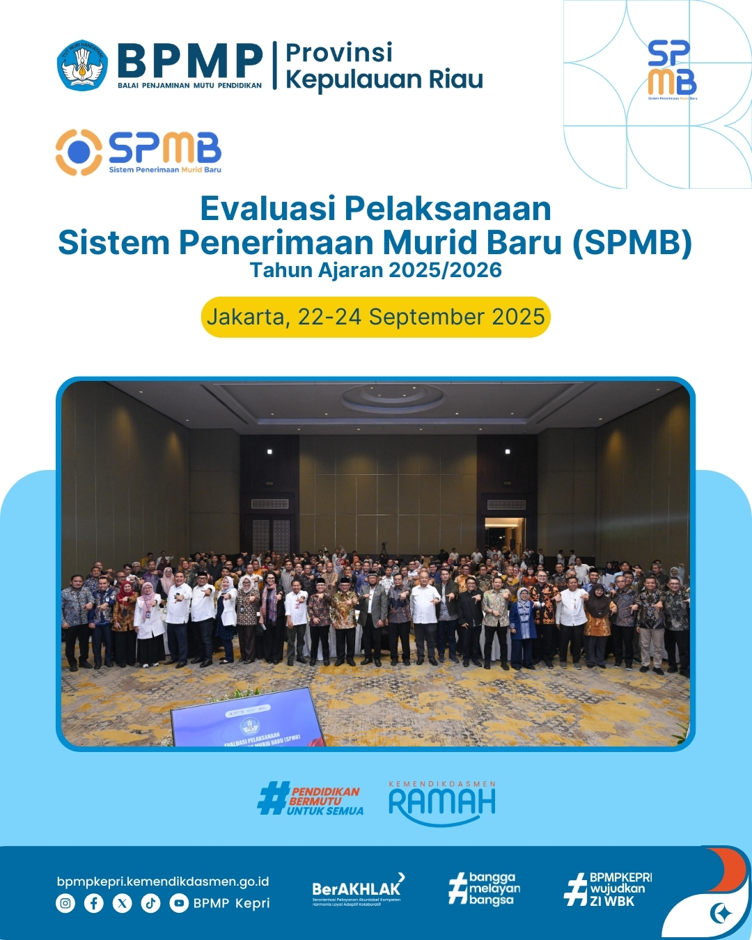 Perkuat SPMB, Kemendikdasmen Lakukan Evaluasi Bersama Pemangku Kepentingan