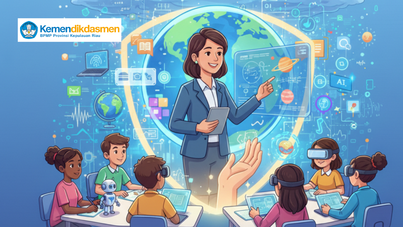 SEKOLAH MODEL DAN UPAYA MENJAGA PERAN GURU DI TENGAH LEDAKAN TEKNOLOGI