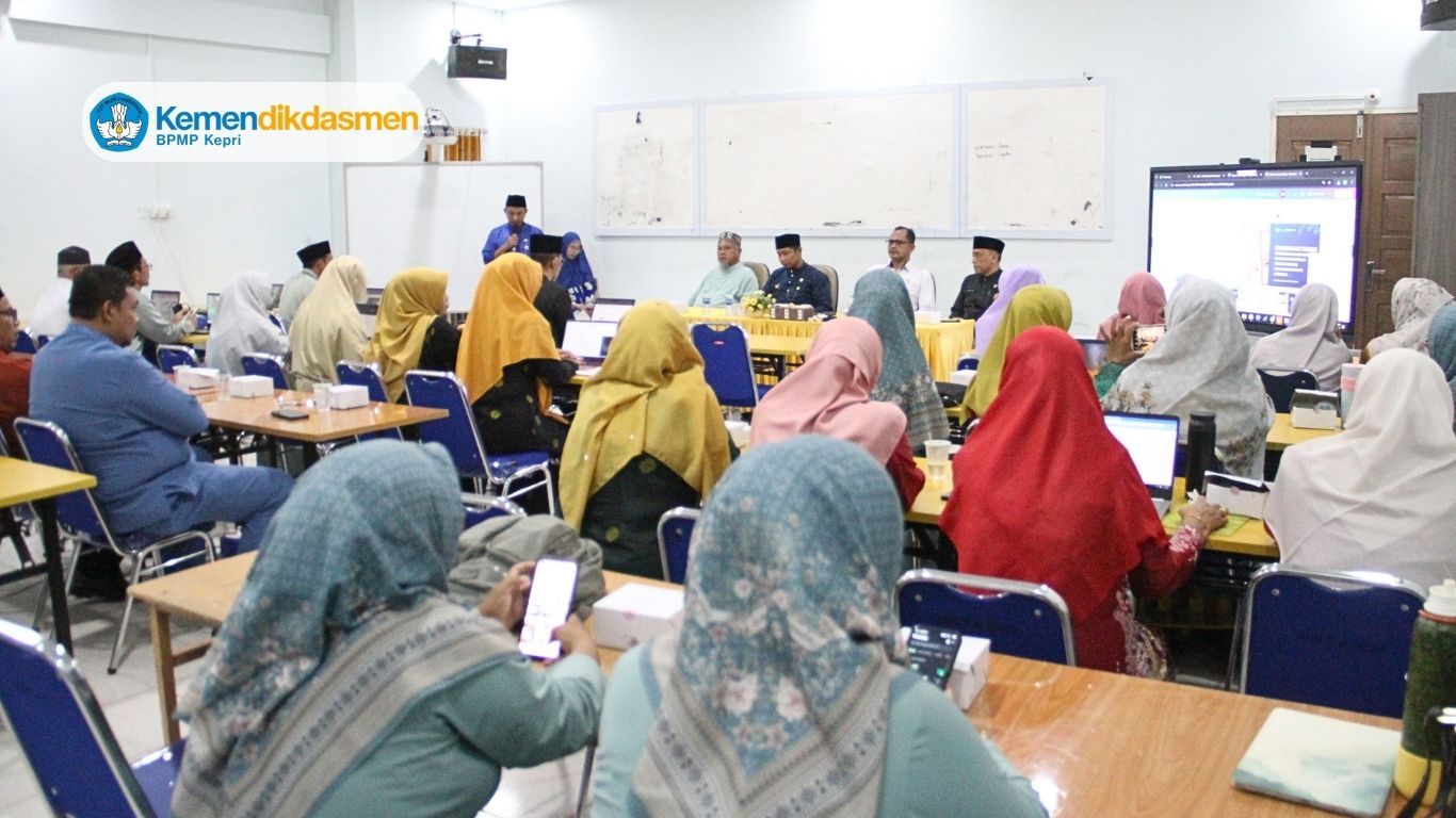 Pengawas Sekolah Diperkuat, BPMP Kepri Dorong SPMI Berbasis Data untuk Tingkatkan Mutu Pendidikan