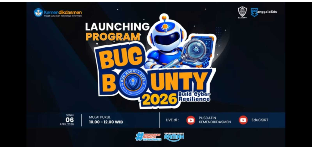 Siaran Pers Nomor: 293/sipers/A6/IV/2026  Kemendikdasmen Ajak Masyarakat Dukung Rumah Pendidikan dan Bug Bounty di Ajang International, ITU WSIS 2026 PBB 