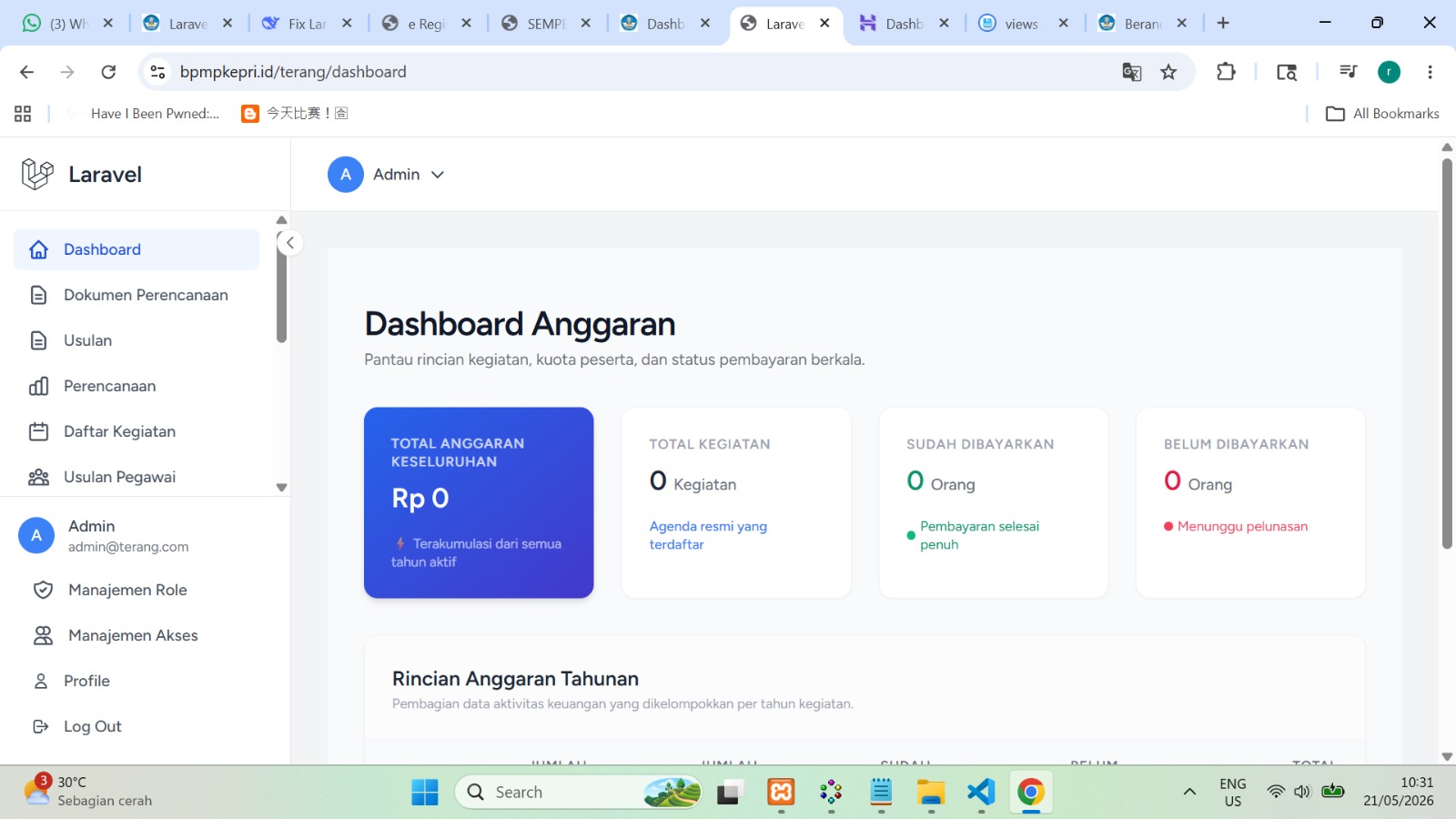 BPMP Kepri Kembangkan Aplikasi TERANG, Inovasi Digital Perkuat Tata Kelola Organisasi